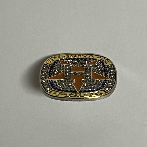 Houston Astros World Champions Bling Hat Pin Pins Hats Bag Fitted New Era - Picture 3 of 7